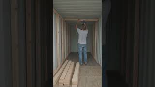 Hidden Bunker Inside a Shipping Container | Full Build Timelapse#ai