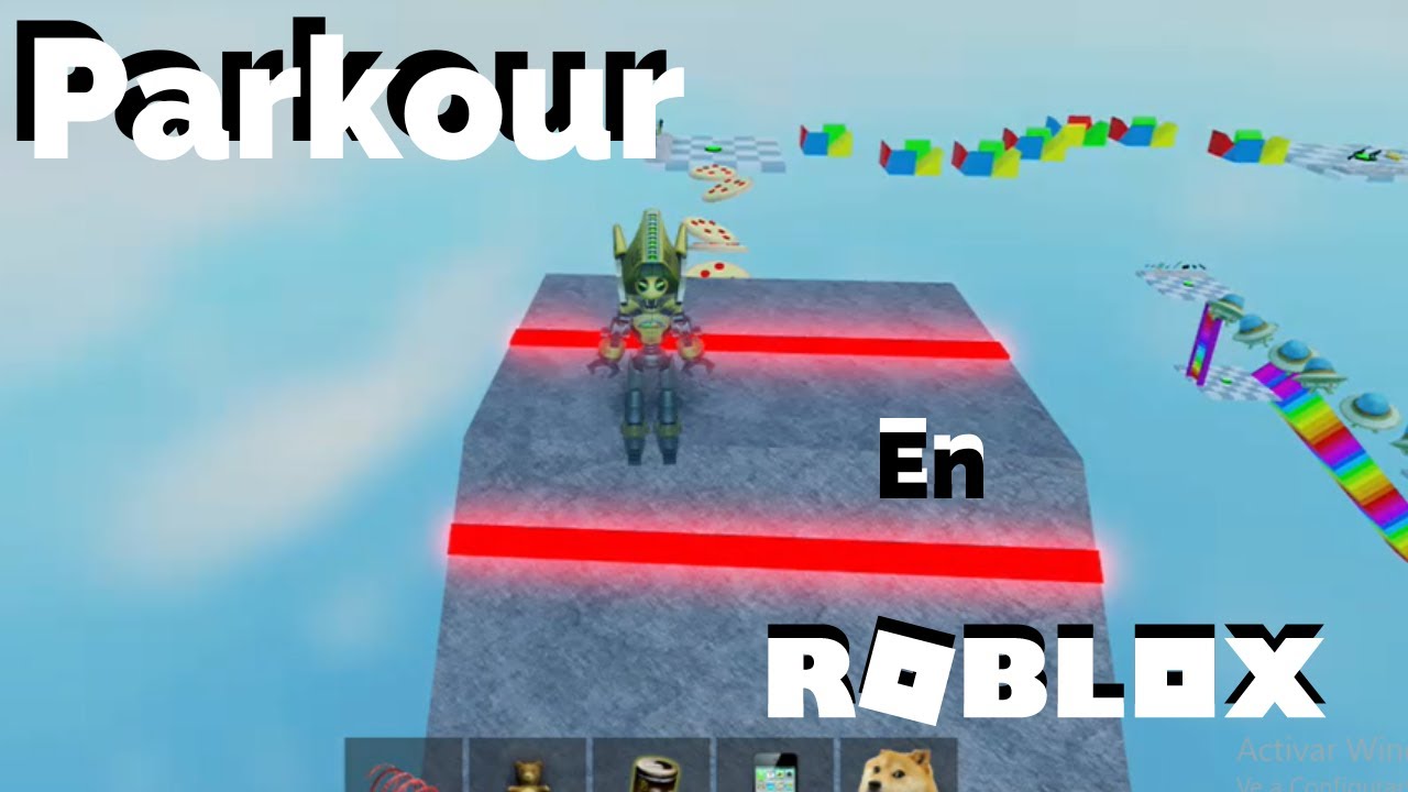 Primera vez jugando Parkour (Roblox parkour) YouTube