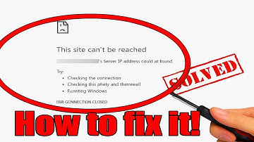 How to Fix “This Site Can’t Be Reached” Error in Any Browser