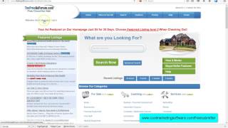 How to Use TheFreeAdForum Free Classified Ad Submission Software Tutorial