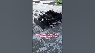 RC track grass trimming machine made by Vigorun Tech#lawncarelife #housecleaning