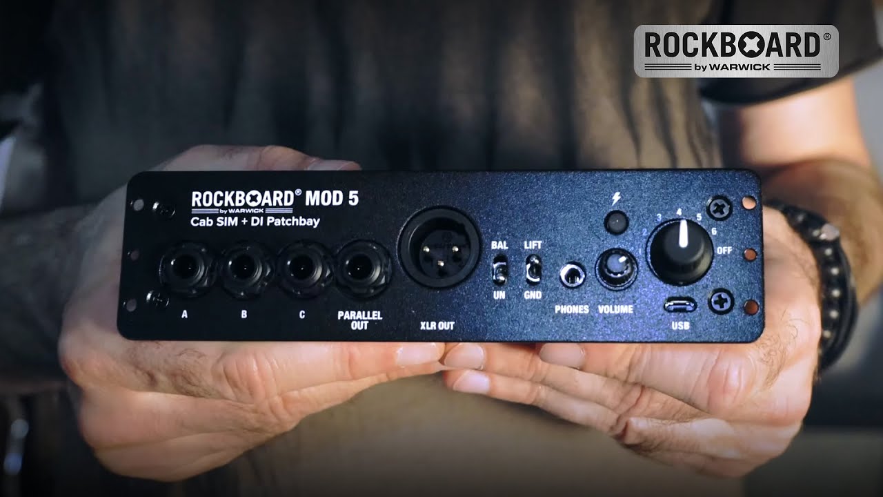 RockBoard® MOD 5 CAB SIM / DI PATCHBAY presented by Hans Platz