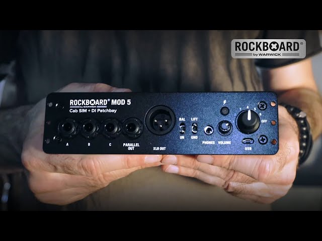 RockBoard® MOD 5 CAB SIM / DI PATCHBAY presented by Hans Platz