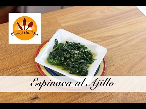 Vídeo: Espinacas Salteadas Con Ajo