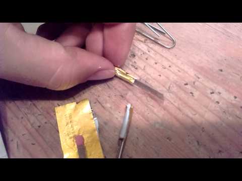 Match stick rockets! Fun project for pyro's!