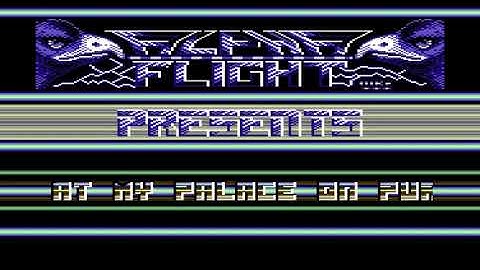 C64 One File Demo: Flash News by Alpha Flight (AFL) 1988!