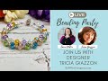 Live beading party with tricia giazzon of pink poodle jewelry studio