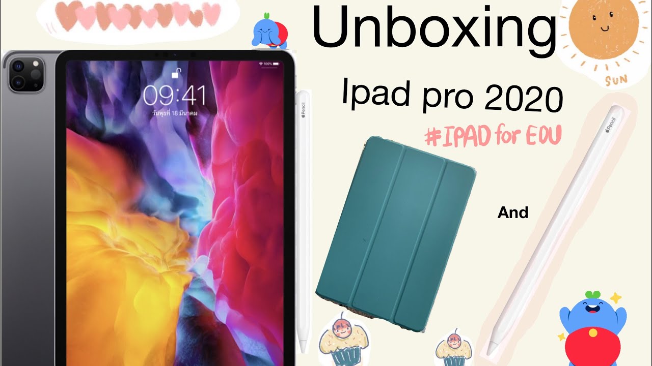 Unboxing IPad Pro 2020 + accessories 💖🎉 - YouTube
