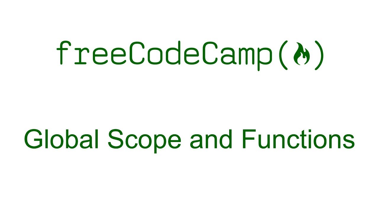 Global Scope and Functions - Free Code Camp