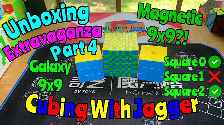 *UNBOXING EXTRAVAGANZA* (Finale!) | DianSheng Galaxy 9x9 M / Square 0 and 2 | Cubing With Jagger
