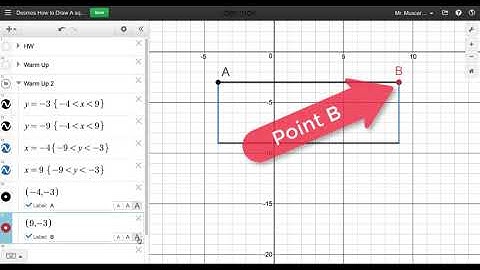Desmos - How to Draw and Label A Point
