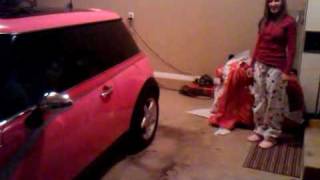 Pink Mini Cooper Surprise