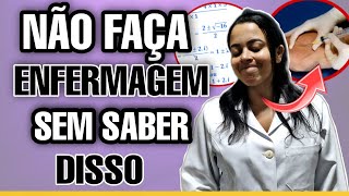 8 coisas que você precisa saber antes de fazer Enfermagem 😉😉