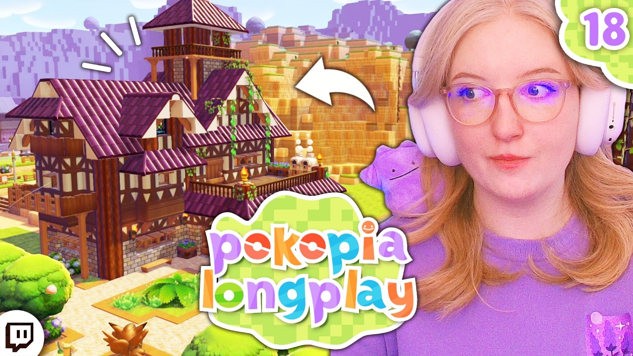 pokopia my largest build so far!🔥🌱💧 || 🎬 streamed [04/11/26] - YouTube
