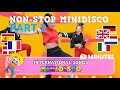 Minidisco part 2  non stop  songs for kids  how to dance  international  mini disco