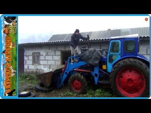 Пришло время утепляться, старичок т-40 нам ешё послужит