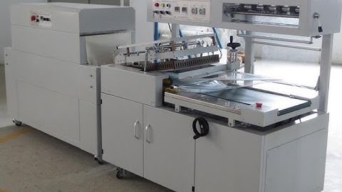 pe film shrinking packing machine Automatic Shrink Tunnel L Sealer Heat Shrink Package Machine