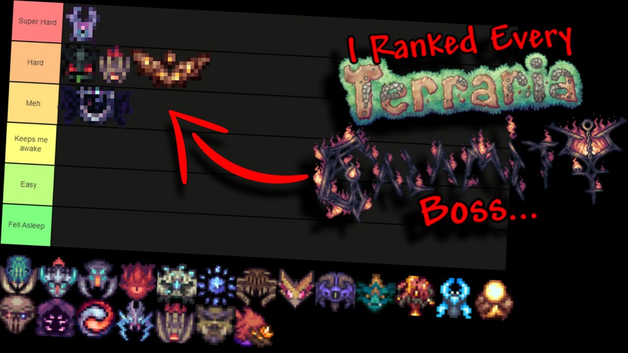 I Ranked Every Terraria Calamity Boss 