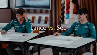 Lance vs. Seb | Blindfold Drawing Challenge