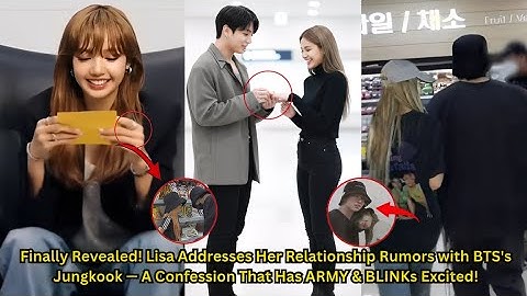 Lisa Talks Directly About BTS