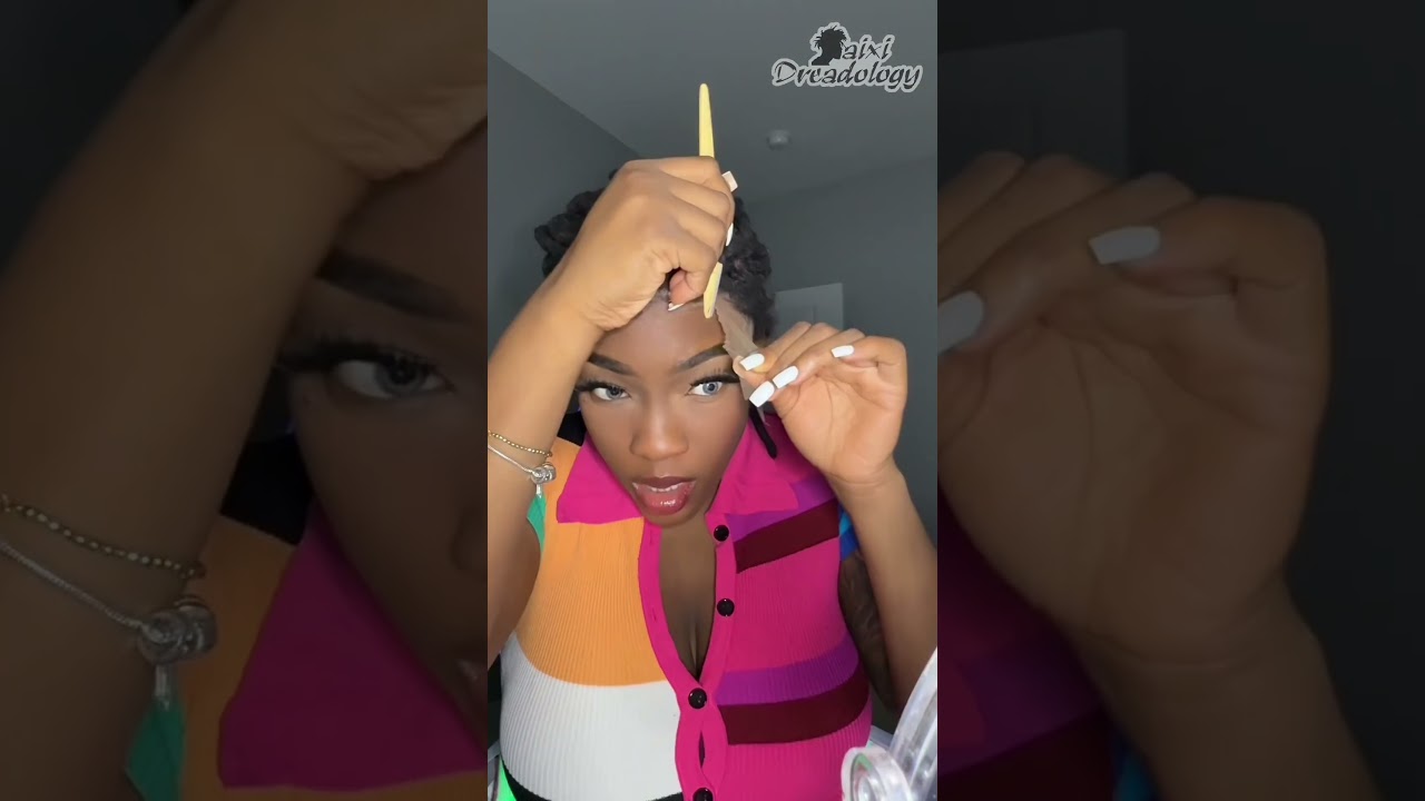 Human Hair Dreadlocks Full Lace Wig   