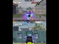 PUBG 60 VS 120 FPS 😂 #pubgmobile #bgmi #shorts #viral #gaming #trending #hindisong