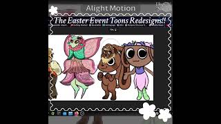 Easter Event Toons Redesign || Dandy's World