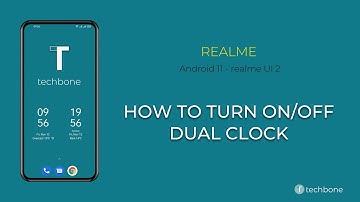 How to Turn On/Off Dual Clock - realme [Android 11 - realme UI 2]