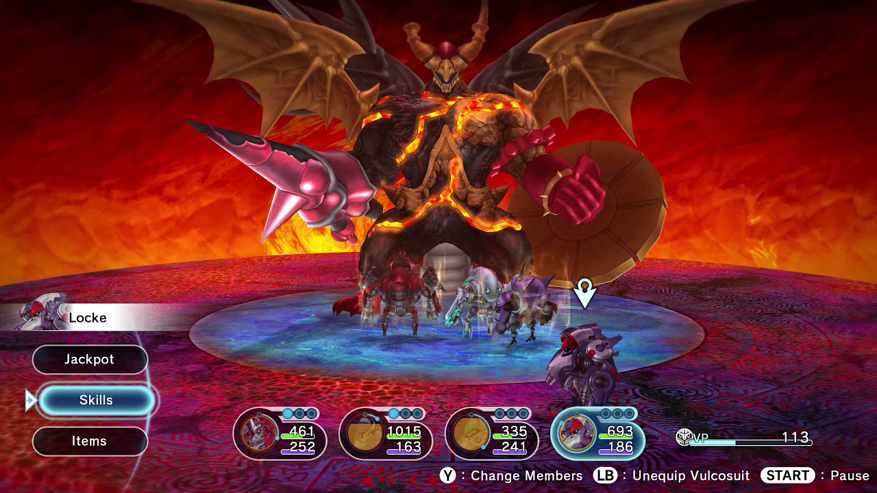 Lost Sphear PC Krom Boss Battle (Hard)