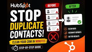 How to Remove Duplicate Contacts in HubSpot (Step-by-Step Guide) | Clean Your CRM