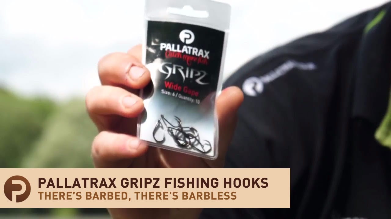 There's Barbed Carp Fishing Hooks, There's Barbless, Now There's Gripz 