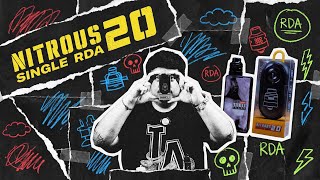 NITROUS 20MM SINGLE COIL RDA! | FIRST REVIEW IN INDONESIA! 20MM SIZE AND SUCH THICK FLAVOR!