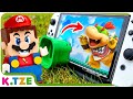 Lego mario entre dans la nintendo switch pour arrter bowser jr  super mario odyssey story