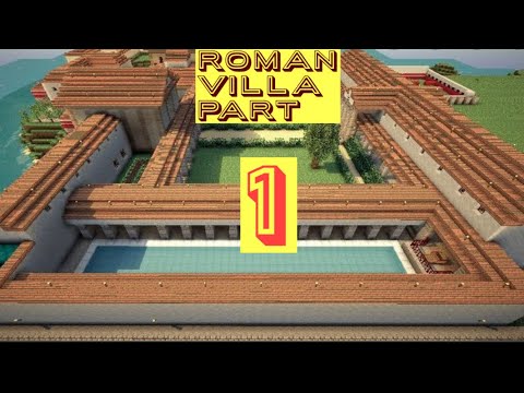Roman villa build PROJECT part 1 - YouTube