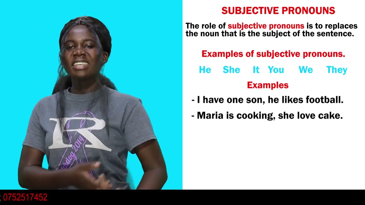 OKUSOMA OLUZUNGU---SUBJECTIVE PRONOUNS