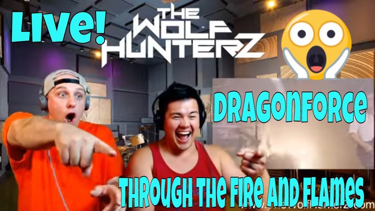 DragonForce - Through The Fire And Flames (Live) THE WOLF HUNTERZ Reactions