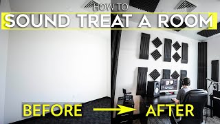 How to Acoustically Sound Treat a Room Under $1,000