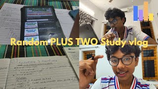 RANDOM PLUS TWO STUDY VLOG❗Studying Mathematics🤯📈 | RECORD | Onam exam🥶