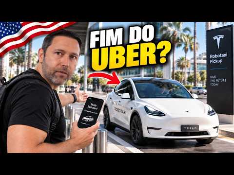 Ref:eOhhs35EeGA É O FIM DO UBER NOS ESTADOS UNIDOS  | TESTEI O ROBOTÁXI DA TESLA