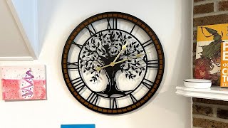 Axioglo 24 Silent Wall Clock   Demo  Review