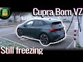 Cupra Born VZ (79kWh) - 110 km/h (68mph) range test in the winter