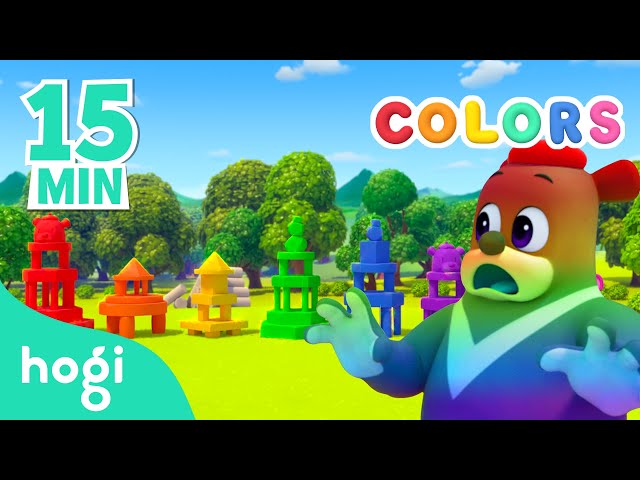 Learn Colors with Barri | 15min | Pinkfong & Hogi | Colors for Kids | Learn with Hogi class=