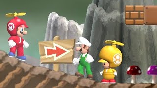 NEWER Super Mario Bros. Wii: Rescue Peach - 3 Player Co-Op Part 3 - HILARIOUS!