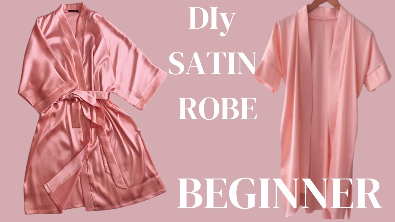 HIW TO SEW A ROBE DE CHAMBRE|NoPattern - YouTube