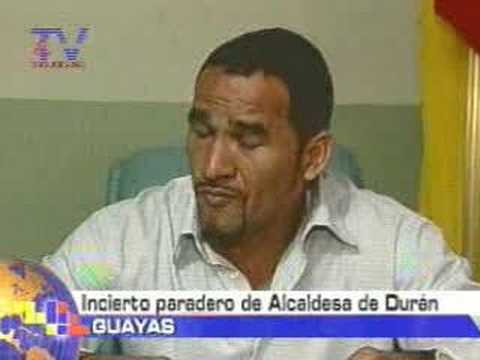 Incierto paradero de Alcaldesa de Durán