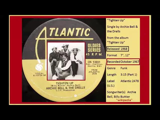 ARCHIEBELL&amp;THE DELLS / tighten up 未開封LP Amazon.com: Tighten Up/I Can't Stop Dancing: CDs & Vinyl