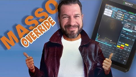 MASSO G3 "OVERRIDE" Touch Feature