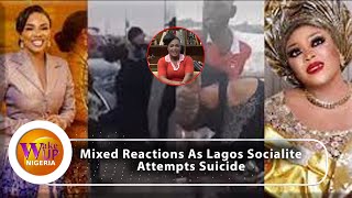 WakeUpNigeria Hosts Reacts As Popular Lagos Socialite Attempts Sui@ide At Third Mainland Bridge