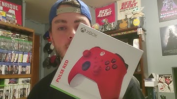 Unboxing Xbox Series X Pulse Red Controller - Microsoft Xbox Official Controller