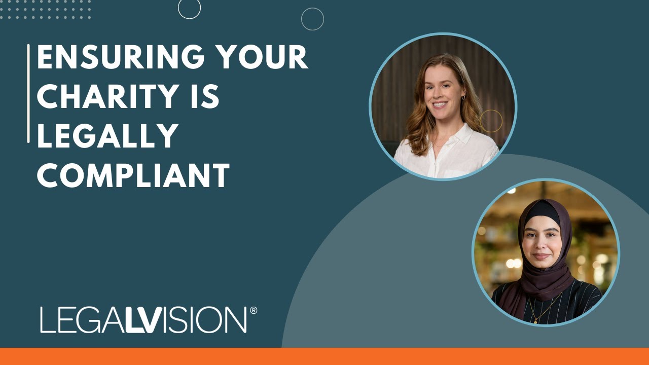 [AU] Ensuring Your Charity is Legally Compliant | LegalVision - YouTube
